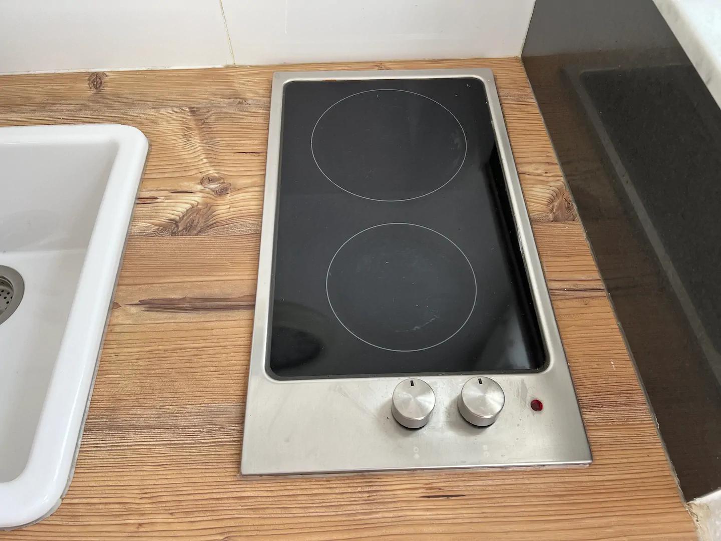 Wohnung Nr. 2 Küche Herdplatte